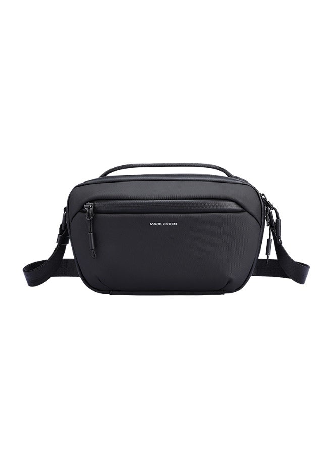 Mark Ryden MR-165 Black Digital Organizer Bag – 3C Series Tech Accessory Pouch with Shoulder Strap, Water-Repellent Oxford Fabric, YKK Zippers – Crossbody or Clutch for Travel and Daily Use - Image 1